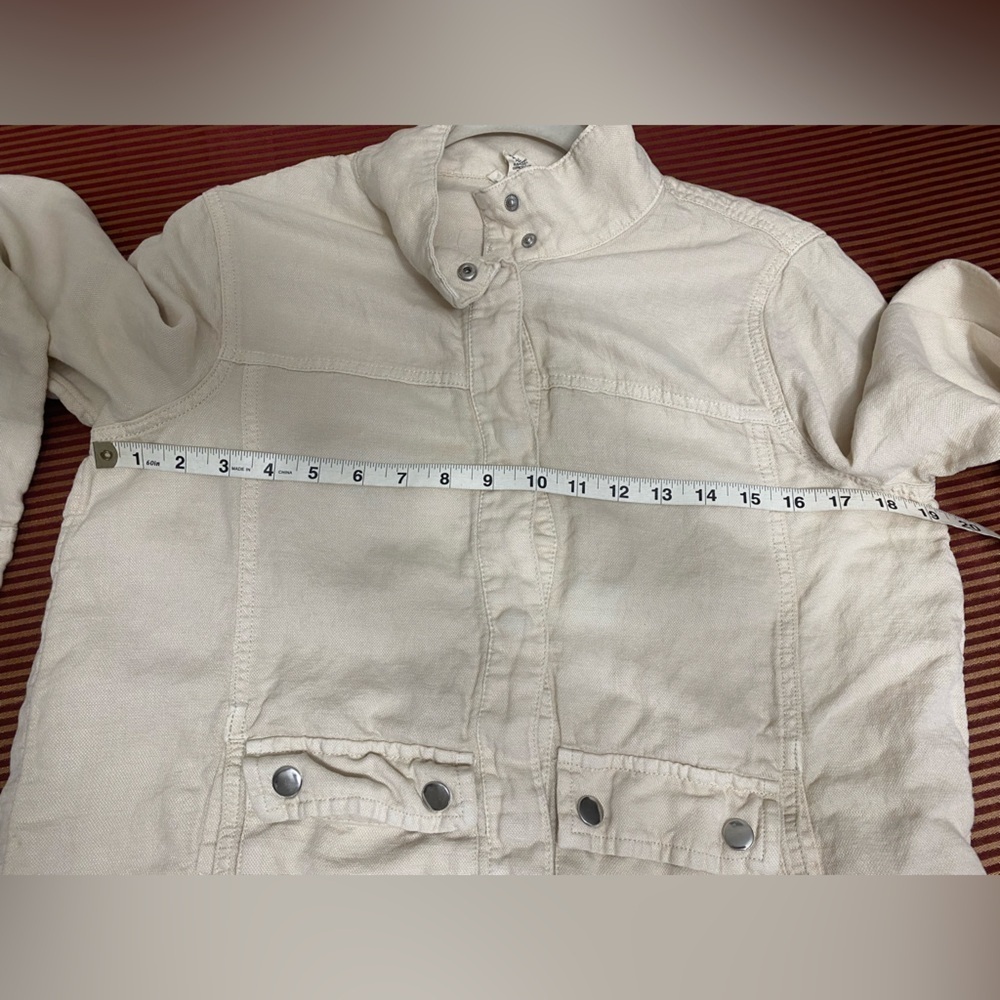 Christian Siriano Tan Utility Jacket size M - Picture 7 of 7